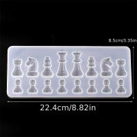 2Pcs Mini Molde De Ajedrez Pequeño En Resina Silicone Para Epoxy Herramientas De Decoración Y Modelado Para Manualidades - details 2