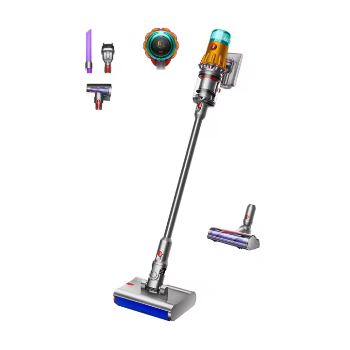 Dyson V12 Detect™ Slim Submarine™ limpieza en húmedo y seco con detección inteligente y succión constante, Amarillo/Níquel - 1