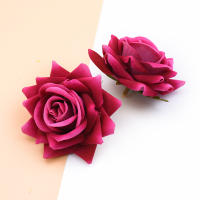 10PCS Rosas Rojas De Seda Para Bodas Accesorios De Decoración De Hogar Flores Artificiales Para Caja De Regalos Scrapbook - details 17