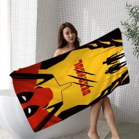 Toalla De Baño Grande Y Absorbente De Microfibra D-Deadpool Y W-Wolverine 2023 Para Playa Y Piscina Secado Rápido Tamaño 76x182 Cm - details 3