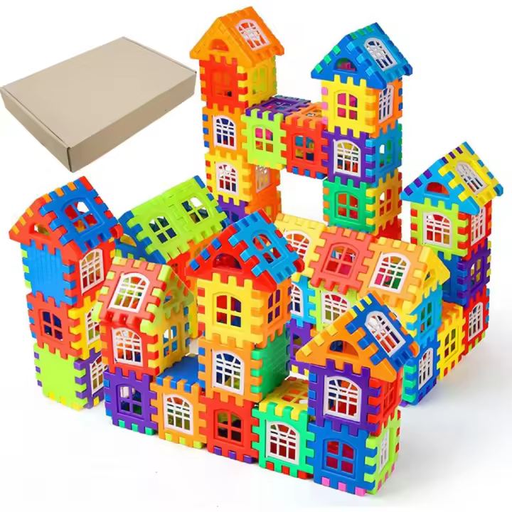 Kit de construcción de fuertes de 150 piezas para niños, juego de construcción, juguetes educativos para bebés de 2, 3, 4 y 5 años - 1