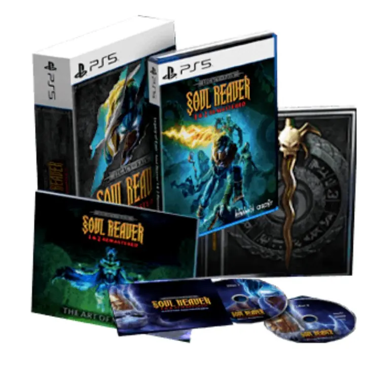 LEGACY OF KAIN SOUL REAVER 1 Y 2 REMASTERED DELUXE EDITION PS5 PAL ESPAÑA NUEVO FISICO PRECINTADO ESPAÑOL - Videotec - 1