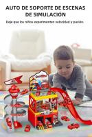 Juguete De Carreras En Garage Con Pista Deslizante Y Estacionamiento Multisorpiento Para Niños Juguetes De Vehículos Miniatura Para Niños Mayores De 6 Años Regalo Para Niños - details 2