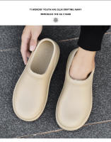 Zapatos De Cocina EVA Para Hombres Y Mujeres Antideslizantes Impermeables Resistentes Al Aceite Cómodos Para Trabajadores Chanclas De Exterior Pesca - details 2