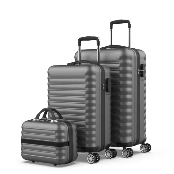 Numada Juego de Maletas Upfly  3pzs ABS Maleta Cabina 53cm, Mediana 63cm y Neceser - 1