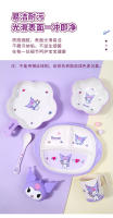 Plato De Desayuno Para Bebé Kuromi Con Diseño De Dibujos Animados Resistente a Caídas Y Quemaduras Utensilios De Comedor Infantil Lindos Y Divertidos Para El Hogar - details 7