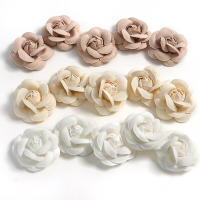 5Pcs Cabezas De Flores Rosa Artificiales Para Decoración De Hogar Boda Fiesta Aniversario Scrapbook Accesorio De Regalo - details 9