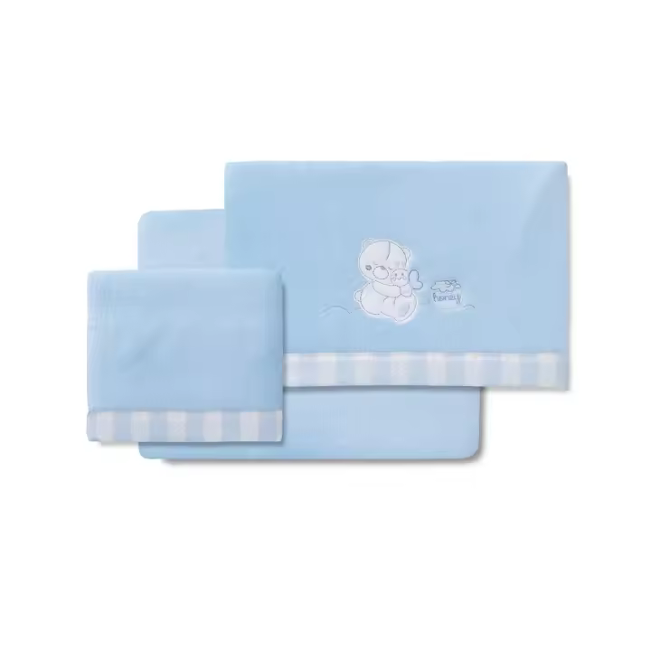 Juego de Sabana de Coralina para Cuna 60x120cm - 1