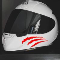 Pareja De Pegatinas De Claw Monster Para Moto Resistente Al Agua Y Al Sol Decoración Para Tanque De Combustible Faros Casco Y Cuerpo De La Moto - details 3