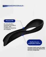 Insoles Ortopédicos Para Flat Foot Soporte De Arco Para Cuidado De Los Pies Unisex 1 Paquete Almohadillas De Salud Del Pie Antideslizantes Absorbentes De Sudor Transpirables Adecuado Para Zapatos - details 4