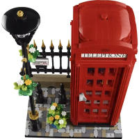 Bloques De Construcción De Teléfono Rojo De Londres Para Niños Juguete Educativo Serie De Edificios De La Calle Regalo De Navidad - details 4