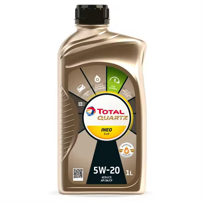 Aceite Motor Total Quartz Ineo Ecob 5W20 1L - Protección del Motor - 1
