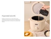 CREATE - Arrocera eléctrica multifunción con cesta vaporera de varios tamaños -  RICE COOKER STUDIO - details 3