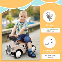 AIYAPLAY Correpasillos para Bebés de 12 a 36 Meses Coche sin Pedales con Bocina Compartimento de Almacenaje y Volante para Interior y Exterior 58x27x35 cm - details 6