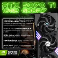 PC GAMING PC RACING INTEL CORE I7-14700KF - 32GB DDR5 - 2TB SSD M.2 – RTX 5070 TI - WIFI - WINDOWS 11 PRO - PC Gamer, Ordenador de sobremesa - details 0