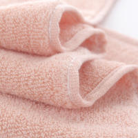 Toalla acanalada de algodón puro, color liso, para lavado facial, toalla doméstica, absorbente, gruesa, sin pelusa, de algodón doméstico. - details 8