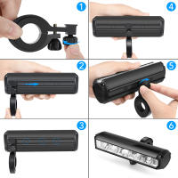 Luz De Bicicleta NEWBOLER Frontal 10000mAh 6000Lumen Impermeable Recargable Por USB Lámpara De Ciclismo MTB Y Carretera Accesorios - details 13