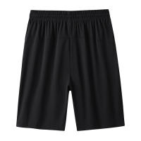 Shorts De Running Para Hombre Pantalones Cinco Puntos De Seda Helada Talla Grande Disponible En Tamaños 5XL-9XL - details 8