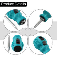 Destornillador De Mano Mini Portátil Con Punta De Llano Y Cruzado Herramienta De Mantenimiento Manual De Acero De Aluminio Con Mango - details 1