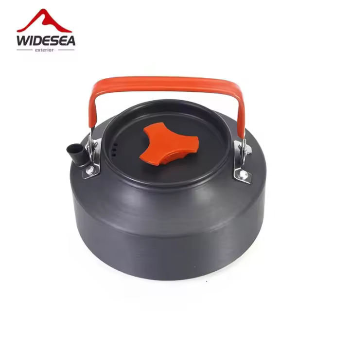 Widesea Kettle De Camping 1.1L 2L1.5L Para Exterior Utensilios De Cocina Para Picnic Set Equipamiento Turistico Aluminio No Plegable - 1