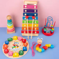 Juguetes Educativos Para Bebés De Madera Montessori Regalo De Cumpleaños Y Año Nuevo Para Niños Aprendizaje Temprano - details 1