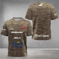 Camiseta De Tenis Para Hombres Verano 2025 Estampado 3D Manga Corta Cuello Redondo Transpirable Secado Rápido Deporte - details 11