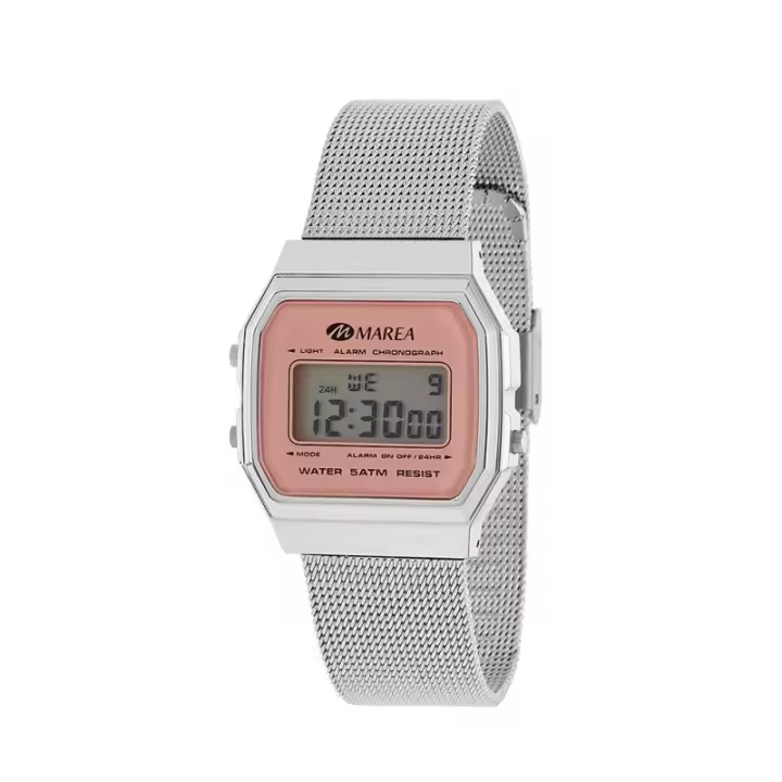 Reloj Marea Mujer B35313/4 Plateado Retro Cuadrado Nude - 1