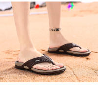 Sandalias De Playa Para Hombre Verano Con Masaje Granulada Cómodas Casual Para Casa Y Baño Zapatillas De EVA Talla Verdadera - details 5