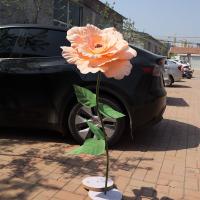 Nuevas Grandes Flores Artificiales De Paeonia PE 50cm Para Exhibición De Ventanas Simulación De Pétalos De Flor Para Fotografía Y Decoración Del Hogar - details 9