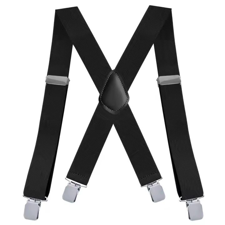 Tirantes Hombre Elásticos Adjustable 3,8cm Ancho Tirantes para Pantalones Hombre - 1