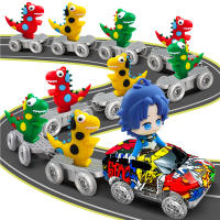 Juguetes De Dinosaurio Crear Un Mundo De Dinosaurio Carreras De Carretera Flexible Con Coche De Santa Claus Para Niños Y Niñas De 3 a 6 Años Regalo - details 8