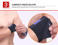AOLIKES 1PCS Almohadilla De Tela Elástica De Algodón Para Mano Y Pies De Deporte Soporte De Muñeca Para Gimnasio Compresión Y Estabilización Para Tunnel Carpal - details 7