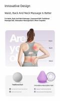 Masajeador De Pared Multifuncional De Cono De Fascia De Silicona Con Ventosa Para Relajación Muscular De Espalda Y Brazos Uso En Entrenamiento Deportivo - details 1