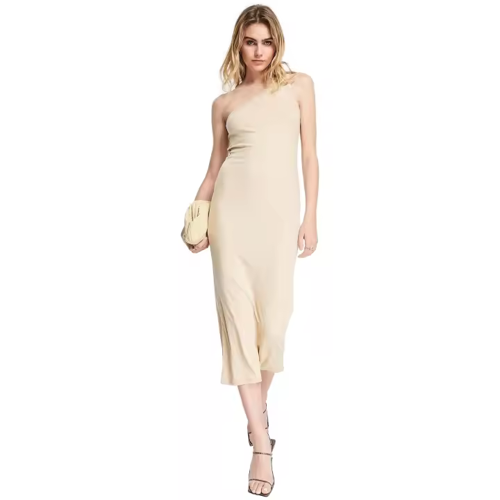 Vestido Vero Moda Dava One Shoulder 7-8 Dress Vma - 1