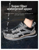 Zapatos de Trabajo de Moda Antichoque con Punta de Acero Cómodos Resistentes a la Perforación y Antideslizantes para Hombres - details 6