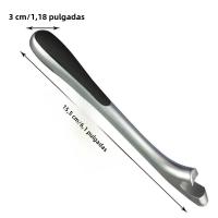 Abrepuertas De Cerveza Portátil Con Manija Antideslizante De Goma Herramienta De Apertura Para Botellas De Cerveza Y Vino Tipo Boca De Tiburón - details 1