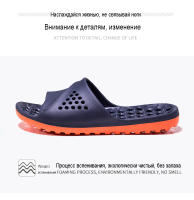 Sandalias De Hombre Para La Playa Y El Interior Antideslizantes Masajeadoras EVA Cómodas Para Verano Tallas Reales - details 4