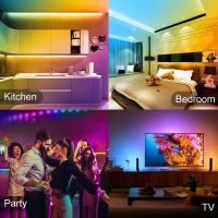 Tira De Luz LED RGB 3535 5M/20M 24V Controlable a Través De Aplicación Bluetooth Con Remote De 44 Teclas Para Decoración De Habitaciones TV - details 6