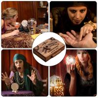 Tablero De Ouija Miniatura Con Cajón Figura De Resina Para Decoración Del Hogar Y Regalo Emocional Con Planchettes - details 6
