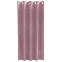 Cortinas Opacas vidaXL con Ojales 2 pcs de Terciopelo Rosa Oscuro - details 2