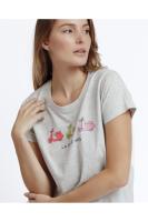 Pijama Mujer Verano 62089 Color Gris Admas - details 2
