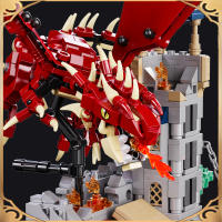 Bloques De Construcción De Dragón Mágico 2024 Torre De Guerra Bruja Legado Modelo De Monstruos Juguetes De Montaje Para Niños Regalo - details 2
