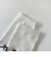 Calcetines De Algodón Para Mujer Diseño Asimétrico De Color Con Contraste Alta Cintura Moda Otoño Invierno Casual Unisex - details 11