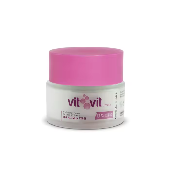 Baba de Caracol  Crema 50 ML, Reparador y Regenerador Facial 100% Natural e Hidratante con Aloe Vera de cultivo ecológico y Manteca de Karité.  Estimula el colágeno y la elastina, Crema para las manchas, marcas o cicatrices  Diet Esthetic - 1