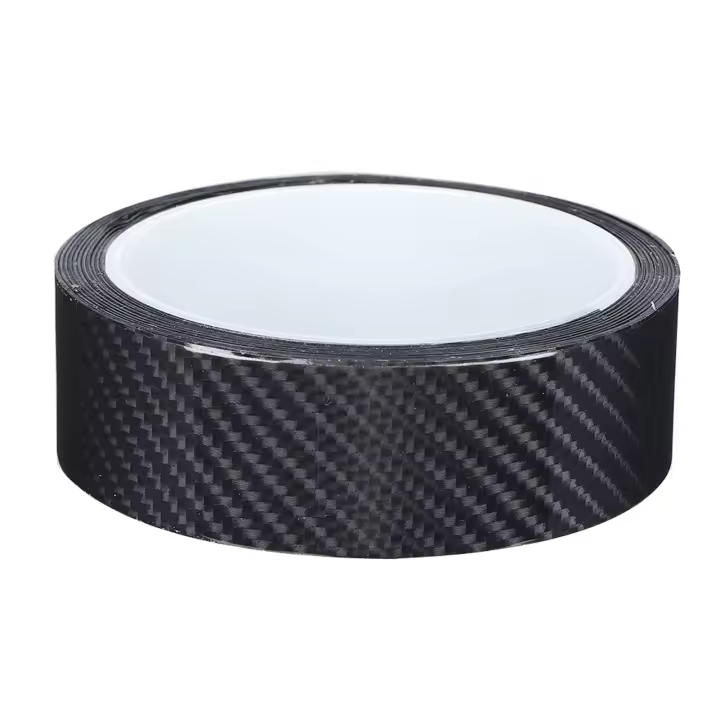 Película Protectora De Fibra De Carbono Negra Para Puertas De Coche Antirayones Adhesivo Accesorio De Coche - 1