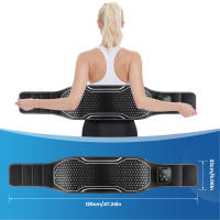 Cinturón de cintura con compresa caliente y masaje con airbag, multifuncional, horizontal, terapia de compresión, masajeador de cintura, novedad de 2025 - details 15