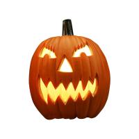 1Pc Decorativo Calabaza Halloween Luces De Lámpara Decoración De Calabaza Para Exterior Estilo Moderno Cerámica Y Enamel - details 7