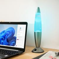 InnovaGoods® Lampara de Lava 25 W, Lámpara de Lava Relajante, Lamparas de mesita de noche, Funciona con una bombilla 7 colores, 3 LED RGB (1,5 W), ideal para habitación, Salón, Sala de estar. - details 4