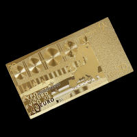 Set De 7 PCS De Notas De Banco De Euro Con Película De Oro 24K Decoración Colección Regalo Creativo Impermeable - details 9
