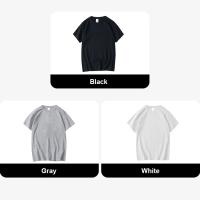 Camiseta Casual De Verano Para Hombre Color Sólido Suave Y Ligera Cuello Redondo Top Para Hombre Camiseta De Algodón Corta Transpirable Y Secado Rápido - details 1